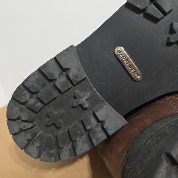 Florsheim Limited Mens Sz 10D Brown Leather Wingtip Lace Up Chukka Ankle Boots - Picture 10 of 12